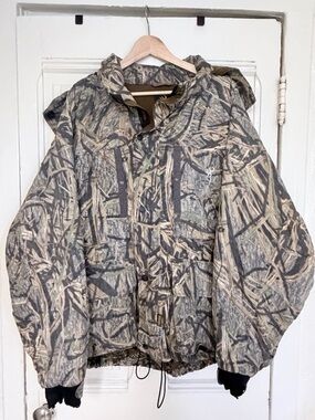 Browning Camo Jacket Mossy Oak - Realtree-style Beige & Green Size: 3XL